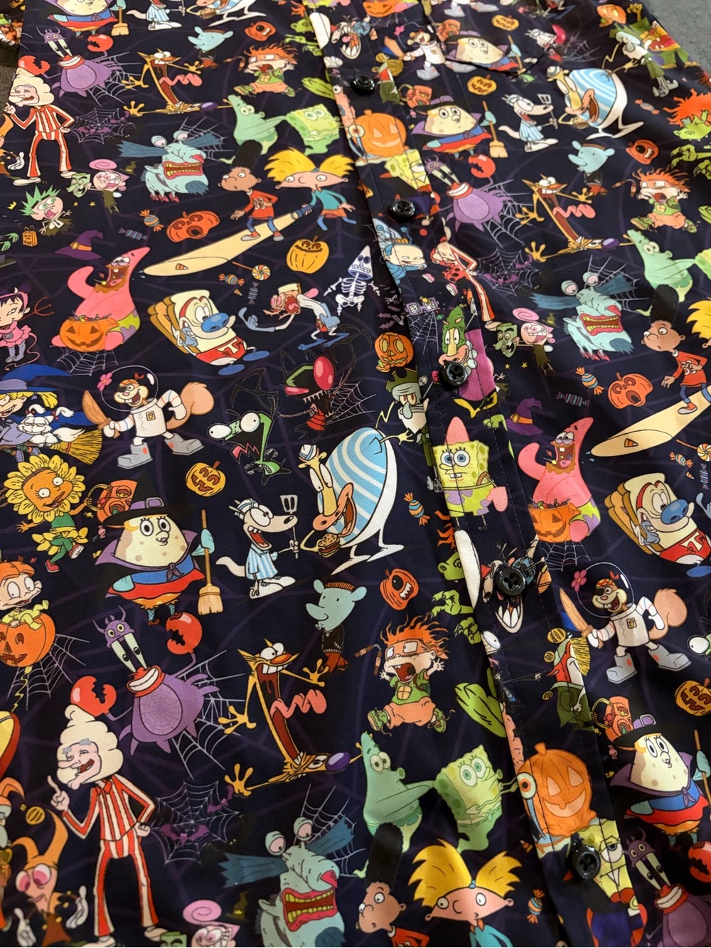RSVLTS Kids Nickelodeon Halloween Button-Up Dress - Picture 2 of 4